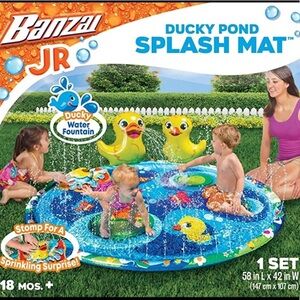 Ducky Pond Splash Mat- Summer fun Water Sprinkler